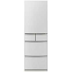 MITSUBISHI(三菱) 三菱冷蔵庫 三菱冷蔵庫 フラットリネンホワイト MR-MD45NL-W ［60.0(cm) /451L /5ドア /左開きタイプ /2025年］【基本設置料金セット】 MRMD45NLW 【お届け日時指定不可】