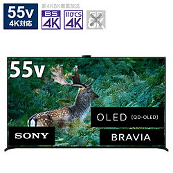 【中古】SONY(ソニー) 〔展示品〕 有機ELテレビ BRAVIA(ブラビア) XRJ-55A95L ［55V型 ／Bluetooth対応 ／4K対応 ／BS・CS 4Kチューナー内蔵 ／YouTube対応］【291-ud】