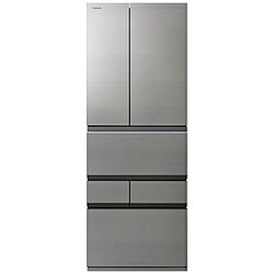 TOSHIBA(東芝) 冷蔵庫 VEGETA（ベジータ）FZシリーズ アッシュグレージュ GR-A550FZ(ZH) ［68.5cm /551L /6ドア /観音開きタイプ］【基本設置料金セット】 GRA550FZZH 【お届け日時指定不可】
