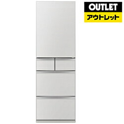 MITSUBISHI(三菱) 冷蔵庫 置けるスマート大容量 MDシリーズ フラットリネンホワイト MR-MD45M-W [幅60cm /451L /5ドア /右開きタイプ /2024年]【生産完了品】【基本設置料金セット】 *MRMD45MW 【お届け日時指定不可】 [振込不可]
