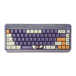 AULA ゲーミングキーボード Leobog Hi65(英語配列)USB-Aハブ搭載 パープル Hi65JP-PP ［有線・ワイヤレス /Bluetooth・USB］ Hi65JP-PP