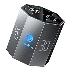 LLANO llano TickTime MAX ポモドーロタイマー 生産性アップ・集中力向上 手のひらサイズ 3/5/10/15/25/30/45/60分 グレー TK2C-SG1 ［デジタル］ TK2C-SG1