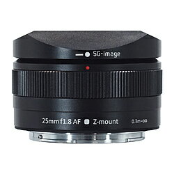 SG-image SG-image AF 25mm F1.8 ニコンZマウント APS-C ブラック ［ニコンZ /単焦点レンズ］ SGAF25mmF1.8ZCB [代引不可]