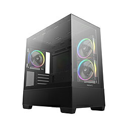 DEEPCOOL PCケース [Micro ATX /Mini-ITX] CG380 3F ブラック R-CG380-BKAGM3-G RCG380BKAGM3G