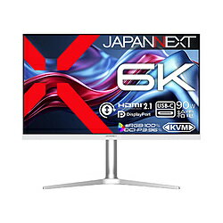 JAPANNEXT USB-C接続 PCモニター ホワイト JN-X6K ［31.5型 /6K(6016×3384） /ワイド /60Hz］ JNX6K