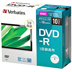 VERBATIMJAPAN 録画用 DVD-R 1-16倍速 4.7GB 1