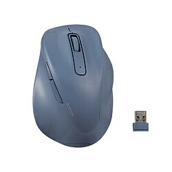 ELECOM(エレコム) マウス EX-G Lサイズ 抗菌(Chrome/Mac/Windows11対応) ブルー M-XGL30DBSKCBU ［BlueLED /無線(ワイヤレス) /5ボタン /USB］ MXGL30DBSKCBU 【864】