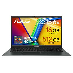 ASUS(エイスース) ノートパソコン Vivobook Go 15 ミックスブラック E1504FA-R5165BW6 ［15.6型 /Windows11 Home /AMD Ryzen 5 /メモリ：16GB /SSD：512GB /日本語版キーボード］ E1504FAR5165BW6