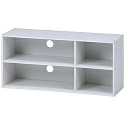 TV Tables - 不二貿易 32V型対応 TVラック89WH 96599 ホワイト ホワイト 96599 96599