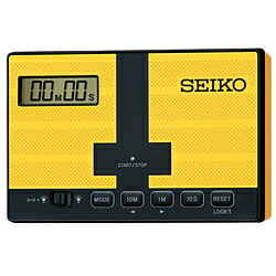 Mikimoto International - SEIKO スポーツタイマークロック 黄・一部黒 ［デジタル］ MT801Y