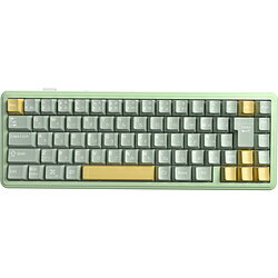 AULA ゲーミングキーボード F65J(Star Vector Switch) Green Yellow F65J-SV-BO ［有線・ワイヤレス /日本語配列 /メカニカル］ 【864】