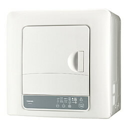 TOSHIBA - 【中古】TOSHIBA(東芝) 〔展示品〕 衣類乾燥機 ピュアホワイト ED-60A4(W) ［乾燥容量6.0kg ／電気式(50Hz／60Hz共用)］【291-ud】