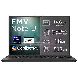 FUJITSU(富士通） ノートパソコン FMV Note Uシリーズ U59-L2 ピクトブラック FMVU59L2BA