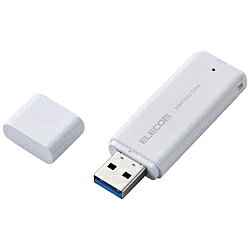 キャップでUSBコネクターへのゴミやホコリなどをブロックできる、シンプルなデザインのUSB 5Gbps(USB3.2(Gen1))外付けポータブルSSDです。USBメモリサイズの超小型で、読み込み最大400MB/sの高速データ転送を実現します。■キャップでUSBコネクターへのゴミやホコリなどをブロックできる、シンプルなデザインのキャップ式USB 5Gbps(USB3.2(Gen1))外付けSSDです。■重さ約11g、幅約67.5mm×奥行約22.0mm×高さ約8.6mmというコンパクトさで、持ち運びや収納にも便利なUSBメモリサイズです。■読み込み最大400MB/s、書き込み最大380MB/sの高速データ転送を実現しています。■USB2.0への下位互換が可能で、そのまま接続できます。※USB 5Gbps(USB3.2(Gen1))でご使用になるには、機器側がUSB 5Gbps(USB3.2(Gen1))に対応している必要があります。■シャープ(アクオス)、ソニー(ブラビア)、レグザ、パナソニック(ビエラ・ディーガ)、ハイセンス、LGエレクトロニクスなどのデジタルテレビに接続可能です。■最新テレビ機種との対応情報は、エレコムホームページにて随時更新しているため、QRからすぐに確認ができます。※ただし、テレビがUSB-HDD録画に対応している必要があります。■テレビやレコーダーに接続することで、番組の録画や2番組同時録画などのさらに便利な機能もご利用いただけます。※機能の詳細、対応可否はテレビ側の仕様に依存します。■PlayStation(R) 4、PlayStation(R) 4 Pro、PlayStation(R) 5に接続し、ゲームデータを外付けSSDに保存することで、ゲームの起動時間やセーブデータのロード時間が短縮され、より快適なゲームプレイが可能です。■PlayStation(R) 5に接続し、PlayStation(R) 5のゲームデータを外付けSSDに保存することで、本体ストレージの空き容量を確保できます。※PlayStation(R) 5で使用する場合は、PlayStation(R) 4のソフトプレイ時のみ可能となります。※PlayStation(R) 5のゲームデータを外付けSSDから起動することはできません。■保証期間を「1年間」としていますので、安心してご利用いただけます。■衝撃や振動によって破損しやすいディスク駆動部品がないため、高い耐衝撃性能と耐振動性能を兼ね備えています。■モーターなどの駆動部品がないため、書き込み時の騒音もなく、HDDに比べて消費電力を大幅に抑えられます。■外部電源を必要としないUSBバスパワー駆動なので、USBポートに接続するだけですぐに使えます。■お好みのストラップを装着できるストラップホールを装備しています。※本製品にストラップは付属していません。■エレコムホームページからダウンロードすることで、パスワード自動認証機能付きセキュリティソフト「PASS(Password Authentication Security System)」を使用可能です。■指定したパソコン(最大3台)で一度パスワードを設定すると、二度目からは面倒なパスワード入力をすることなくデータを保護することができます。■未登録のパソコンに接続したときは、パスワード入力を要求するので、盗難や紛失時のデータ漏えいを防止します。■自社環境認定基準を1つ以上満たし、『THINK ECOLOGY』マークを表示した製品です。■廃棄物削減に取り組み、製品に同梱する取扱説明書等をペーパーレス化した製品です。仕様1■対応OS(Windows)：Windows 11/10■対応OS(mac)：macOS Ventura 13/macOS Monterey 12/macOS Big Sur 11■対応ゲーム機：PlayStation(R) 4、PlayStation(R) 4 Pro、PlayStation(R) 5 ※PlayStation(R) 5のゲームデータは拡張ストレージから起動できません。■対応機種：SHARP/AQUOS、SONY/BRAVIA、REGZA、Panasonic/VIERA・DIGA、Hisense、LG Electronicsなどのテレビ・レコーダー仕様2■インターフェイス：USB 5Gbps(USB3.2(Gen1))■コネクタ形状：USB-A■容量：250GB■データ転送速度：読み込み:最大400MB/s、書き込み:最大380MB/s ※USB 5Gbps(USB3.2(Gen1))でご使用になるには、機器側がUSB 5Gbps(USB3.2(Gen1))に対応している必要があります。仕様3■セキュリティソフトウェア対応機種：Windows 11/10が動作するWindowsパソコン、およびmacOS Ventura 13/macOS Monterey 12/macOS Big Sur 11が動作するMac■外形寸法：幅約67.5mm×奥行約22.0mm×高さ約8.6mm■重量：約11g■電源：USBバスパワー■カラー：ホワイト■保証期間：1年間キャップでUSBコネクターへのゴミやホコリなどをブロックできる、シンプルなデザインのUSB 5Gbps(USB3.2(Gen1))外付けポータブルSSDです。USBメモリサイズの超小型で、読み込み最大400MB/sの高速データ転送を実現します。