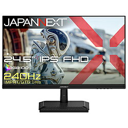 JAPANNEXT JN-IPS245G240F ゲーミングモニター ［24.5型 /フルHD(1920×1080) /ワイド /240Hz］ JNIPS245G240F