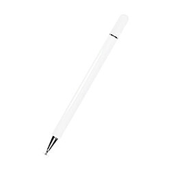 ■キャップが吸い付く！2WAYタッチペンペン先は導電繊維と透明ディスクの2WAY仕様。マグネットでキャップを吸着でき、充電不要でいつでもお好きなときにお使いいただけます。■便利なマグネットキャップマグネット内蔵でさっと外せてぱちっと付けられます。両方のペン先に装着でき、持ち運び時はペン先を守りながら、使用中はペン先に装着できるので紛失を予防できます。■滑らかな描き心地の導電繊維金属やカーボンなどで作られた特殊な繊維で、画面を滑るようにスムーズな操作が可能です。タッチ時にカチカチと音がしないため静かな場所でもお使いいただけます。■狙ってタッチしやすい透明ディスク透明なディスクでどこをタッチするか、どのくらい線を引くかなどの操作がしやすいペン先です。するするとした書き心地で繊細なタッチ操作ができます。■ペン先の替え芯が付属導電繊維と透明ディスクの替え芯を各1個ずつ同梱しています。替え芯の交換方法は取扱説明書に掲載しているため、タッチペンを初めて購入される方にもおすすめです。サイズ(長さ×直径)mm約 144mmxφ9mm重量(g)約 13g電源方法静電容量式素材本体：アルミニウム、磁石、銅ペン先：ABS、シリコン、導電繊維、銅付属品［付属品］交換用ペン先（透明ディスク、導電繊維）取扱説明書（保証書付）［保証期間］初期不良のみ交換対応仕様1［対応機器］iPhone、iPad、各種スマートフォン・タブレット※すべての機器での動作を保証するものではありません。［対応タッチパネル方式］静電容量方式※筆圧感知は非対応です。※パームリジェクションは非対応です。キャップが吸い付く！2WAYタッチペンペン先は導電繊維と透明ディスクの2WAY仕様。マグネットでキャップを吸着でき、充電不要でいつでもお好きなときにお使いいただけます。