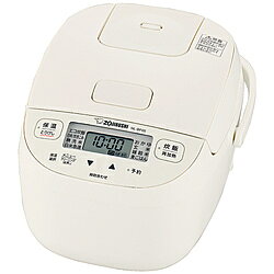 【中古】ZOJIRUSHI(象印マホービン) 〔展示品〕 マイコン炊飯ジャー 極め炊き ソフトホワイト NL-BF05 ［3合 ／マイコン］【291-ud】