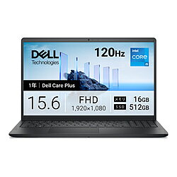 DELL(デル) ノートパソコン Dell 15(DC15250) カーボンブラック ND55-GWBC ［15.6型 /Windows11 Home /intel Core i5 /メモリ：16GB /SSD：512GB /日本語版キーボード /2026年秋冬モデル］ ND55GWBC