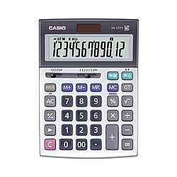 CASIO(カシオ) 本格実務電卓 シルバー DS-12TD-N ［12桁］ DS12TDN