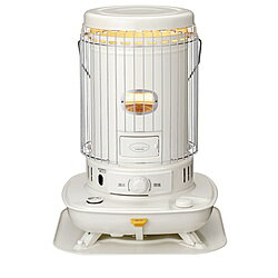 電源（100V）不要な暖房機。停電・防災時の備えとしてもおすすめします。広いスペースをまるごと暖房。遠赤外線炎筒とホワイトフレームが身体をしんから温めます。一般社団法人 防災安全協会の「防災製品等推奨品」に認定されています。本体サイズ(幅×高さ×奥行)mm幅460×高さ598×奥行460mm本体重量(kg)10.7給油表示（給油予告）油量計燃焼継続時間10.9時間石油暖房能力6.59kW消費電力電源不要給油タンク容量7.0L安全機能対震自動消火装置仕様2乾電池単一形2個使用レトロスタイルが魅力のインテリア暖房。遠赤外線の暖かさが360度広がります。