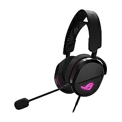 PC、Nintendo Switch、PlayStation対応のUSB-C有線ゲーミングヘッドセット。50mm ROGチタンコーティング振動板ドライバー、10mm超広帯域ブームマイク、わずか300gの軽量設計に加え、パラメトリックEQ設定に対応。■50mm ROGチタンコーティング振動板ドライバROG独自の50mmチタンコーティング振動板ドライバーを搭載し、20Hz～20kHzの広い周波数特性により、豊かでディテールまで鮮明なサウンドを実現■高度なEQ設定ベーシックモードとパラメトリックEQを切り替えられるほか、ゲームごとに最適化されたソフトウェアプリセットにより、好みに合わせたサウンドチューニングが可能■10mm超広帯域ブームマイク広い周波数帯域をカバーする10mm超広帯域ブームマイクが、激しいボイスチャットでも細かなニュアンスまでクリアな音声を届ける■軽量で快適なエルゴノミクスデザインわずか300gの軽量設計に加え、3段階で調整可能な伸縮性ヘッドバンドを採用し、頭部への圧力を軽減しながら快適な装着感を実現■幅広いプラットフォームに対応PC、Mac、Nintendo Switch、PlayStation 4 / PlayStation 5、モバイルデバイスなど、幅広いプラットフォームに対応■ASUS Aura Sync RGBライティングROGロゴと前面リングに搭載したAura Sync RGBライティングが、カメラ映りでも存在感を演出■簡単なカスタマイズGear Linkを使用して、EQの微調整やライティング、イヤーカップの操作設定などを簡単にカスタマイズ本体サイズ横175.0mm×高さ90.0mm×奥行250.0mm本体重量300g (ケーブル除く)ケーブル長1.8mプラグ形状USB-C / USB-A付属品USB-C to USB-A cable 1.8mUSB-C to USB-A dongle adapterQuick start guideWarranty booklet【ヘッド】周波数特性20Hz ～ 20KHz【ヘッド】インピーダンス32Ω【ヘッド】音量調節有【マイク】指向性単一指向性【マイク】周波数特性100Hz ～ 14KHz【マイク】入力感度－40dB【マイク】ミュート機能(ヘッドセット)有【マイク】ノイズキャンセリング機能無主な対応機種PCMACPlayStation 4PlayStation 5Nintendo SwitchiPadiOSAndroid仕様1［インターフェース］有線［コネクタ］USB2.0 USB-C［Software］Gear Link、Armoury Crate［ドライバーの材料］Titanium-Plated Diaphragm Drivers［ドライバーのサイズ］50mm［チャンネル］Stereo［ライティング］RGB［Aura Sync］〇PC、Nintendo Switch、PlayStation対応のUSB-C有線ゲーミングヘッドセット。50mm ROGチタンコーティング振動板ドライバー、10mm超広帯域ブームマイク、わずか300gの軽量設計に加え、パラメトリックEQ設定に対応。