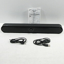 〔中古品〕〔商品ランクA〕〔付属品〕取扱説明書、USB給電ケーブル、3.5mmステレオミニプラグケーブル〔メーカー〕SANWA(サンワサプライ) 〔ジャンル〕サウンドバースピーカー 〔Bluetooth〕Bluetooth対応 〔Wi-Fi〕ワイヤレス機能 〔質量〕質量:750g 〔接続規格〕TFカードスロット&USB&3.5mmステレオ ミニジャック 〔発売時期〕20231201こちらの商品は、当社各販売サイトでも販売しております。ご注文後に売り切れの際はキャンセルさせていただきます。あらかじめご了承ください。バッテリー内蔵で最大20Wのハイパワーサウンドを出力するスリムなBluetoothサウンドバースピーカー。※画像は実際の商品です。ページ下部の商品説明もご確認ください。