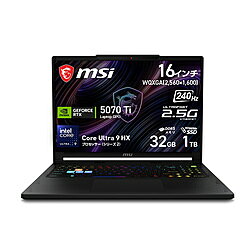 MSI Raider 16 HX（Raider-16-HX-B2WH-2689JP）