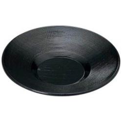 福井クラフト ABS千筋茶托 黒塗 75000100 3.5寸 ＜RFI0101＞ [直径約10.3cm] RFI0101