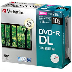 VERBATIMJAPAN 録画用DVD-R DL 2-8倍