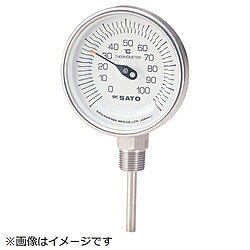佐藤計量器製作所 バイメタル温度計BMーS型　BMS90S5 BMS90S5