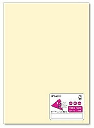 長門屋商店 “カラーペーパー” 中厚口 レモン （A5サイズ・100枚）　ナ-5202