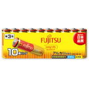 FUJITSU(富士通) 【単3形】10本 アルカリ乾電池「...