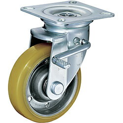 ハンマーキャスターセールス J型自在　SP付　ウレタン車B入り150mm　413JUBB150BAR01 413JUBB150BAR01