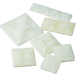 トラスコ中山 結束バンド固定具 粘着シート付 幅10．2 100個入 THC3838 THC3838