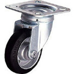 ハンマーキャスターセールス 400S-R100-BAR01 ハンマー 400S型自在 ゴム車100mm 400SR100BAR01