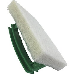 ■軽くて、作業しやすい手作業用プラスチック製ホルダです。■パッドとホルダは接着されており、交換はできません。【仕様】・色： 白・縦（mm）： 95・横（mm）： 150・厚さ（mm）： 65・タイプ： 大理石床/ テラゾー床/ コンクリート/ ビニール/ ビニルシート床/ リノニウム床/ 木目用・高さ（mm）： 68【材質／仕上】・ホルダ： ポリスチレン・パッド： ナイロン・ポリエステル不織布【注意】・この商品は、一般消費者様向けの製品ではないため、表示や取扱説明書などが一般消費者様向けに表記・同梱されておりません。軽くて、作業しやすい手作業用プラスチック製ホルダです。