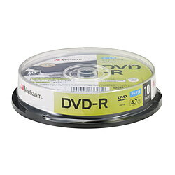 VERBATIMJAPAN データ用DVD-R 4.7GB 10枚【