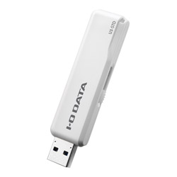 IO DATA アイオーデータ U3-STD64GR W USBメモリ ホワイト [64GB USB3.1 USB TypeA スライド式] U3STD64GRW