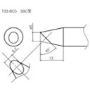 白光 白光 こて先/5BC型 T33-BC5 T33BC5