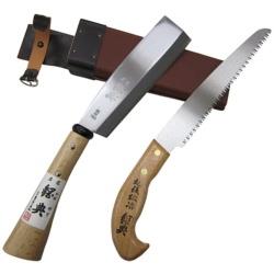 五十嵐刃物工業 鋼典　ナタ、ノコ2丁差　180mm鉈　210mm鋸　C-50 C50