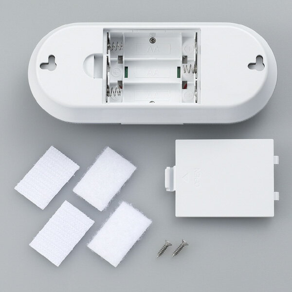 ヤザワ 乾電池式置き型人感明暗ナイトライト NBSMN15WH NBSMN15WH