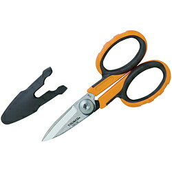 剪刀 - トラスコ中山 ハードはさみ（コンパクトタイプ）ケブラー繊維用　140mm　TAH140 TAH140