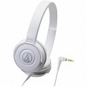 audio-technica ヘッドホン audio-technica(オーディオテクニカ) ATH-S100 WH(ホワイト)【本体200g以下】 密閉型ヘッドホン ATHS100WH