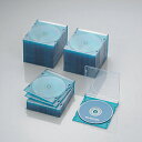ELECOM(エレコム) CD／DVD／Blu-ray対応収納スリムケース　（1枚収納×50セット・クリアブルー）　CCD-JSCS50CBU CCDJSCS50CBU