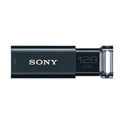 SONY ソニー 【ドラゴンクエストX 動作確認済み】USB3.0メモリ［Mac／Win］ ポケットビット USM-Uシリーズ 128GB・ブラック USM128GU B USM128GUB 【sof001】 [振込不可] [代引不可]