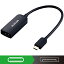 ELECOM(쥳) Ѵץ [USB-C ᥹ DisplayPort] Windows11 Macб ֥å AD-CDPBK2 ADCDPBK2 864