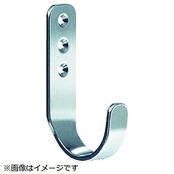 ■各サイズに適合した、径25mm～60mmの丸棒を掛けることができます。■シンプルで使いやすいステンレス製フックです。【用途】・各種施設、工場内設備、作業現場に。【仕様】・吊下荷重（kgf）： 6・A（mm）： 28・D（mm）： 21・H（mm）： 72・L（mm）： 127・厚さ（mm）： 4・取付穴数（個）： 3・表面仕上： 鏡面セット内容●十字穴付き丸皿タッピンねじ（ステンレス鋼）サイズA4×25各サイズに適合した、径25mm～60mmの丸棒を掛けることができます。