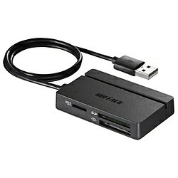 BUFFALO(バッファロー） BSCR100U2BK(ブラック) USB2.0 マルチカードリーダー／ライター BSCR100U2BK ..