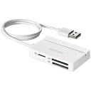 BUFFALO(バッファロー) USB2.0 マルチカードリーダー/ライター ホワイト BSCR100U2WH BSCR100U2WH