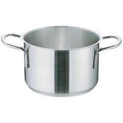 遠藤商事 ムラノ インダクション18-8半寸胴鍋 (蓋無)28cm ＜AHVA304＞ ［IH対応］ AHVA304